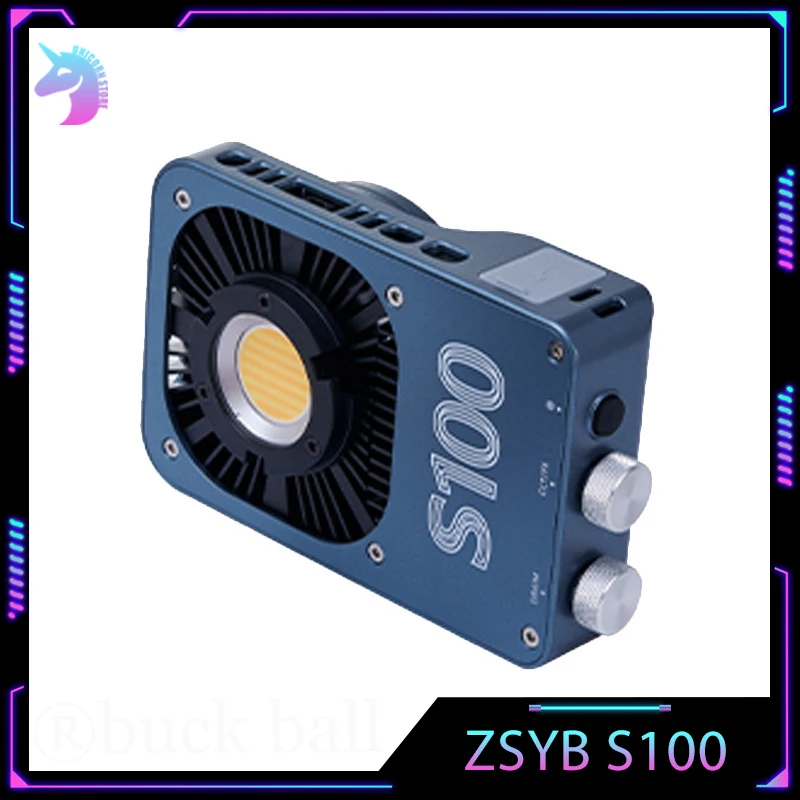 Zsyb S100 100w Photographic Camera Light Dual Color Fill Light Custom For Outdoor Mini Cri96 Dimmable Portable Handheld Light