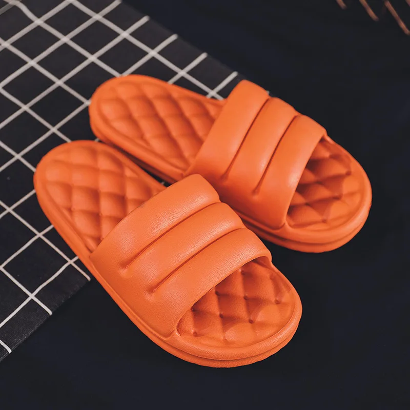 2023 Thick Platform Bathroom Home Slippers Women Fashion Soft Sole EVA Indoor Slides Woman Sandals Summer Non-slip Flip Flops