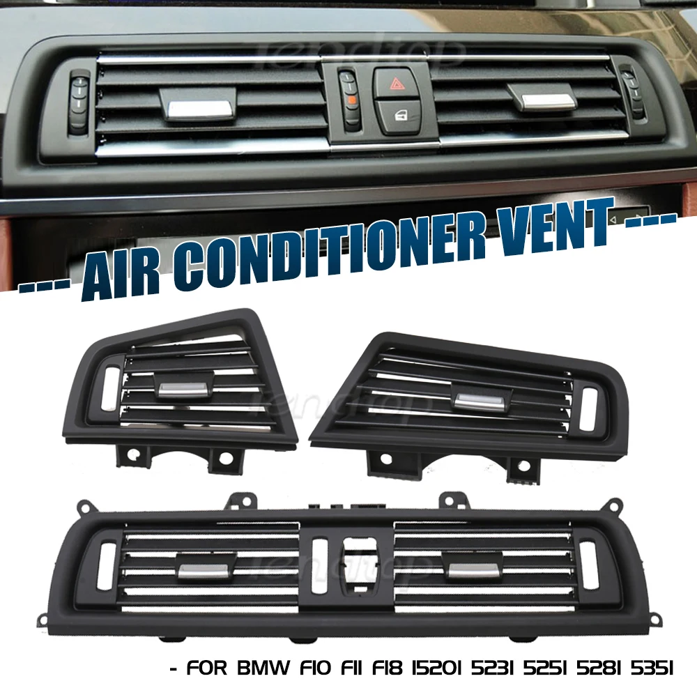 LHD Front Console Grill Dash AC Air Conditioner Vent Outlet Grille Cover For BMW F10 F11 F18 520i 523i 525i 528i 535i