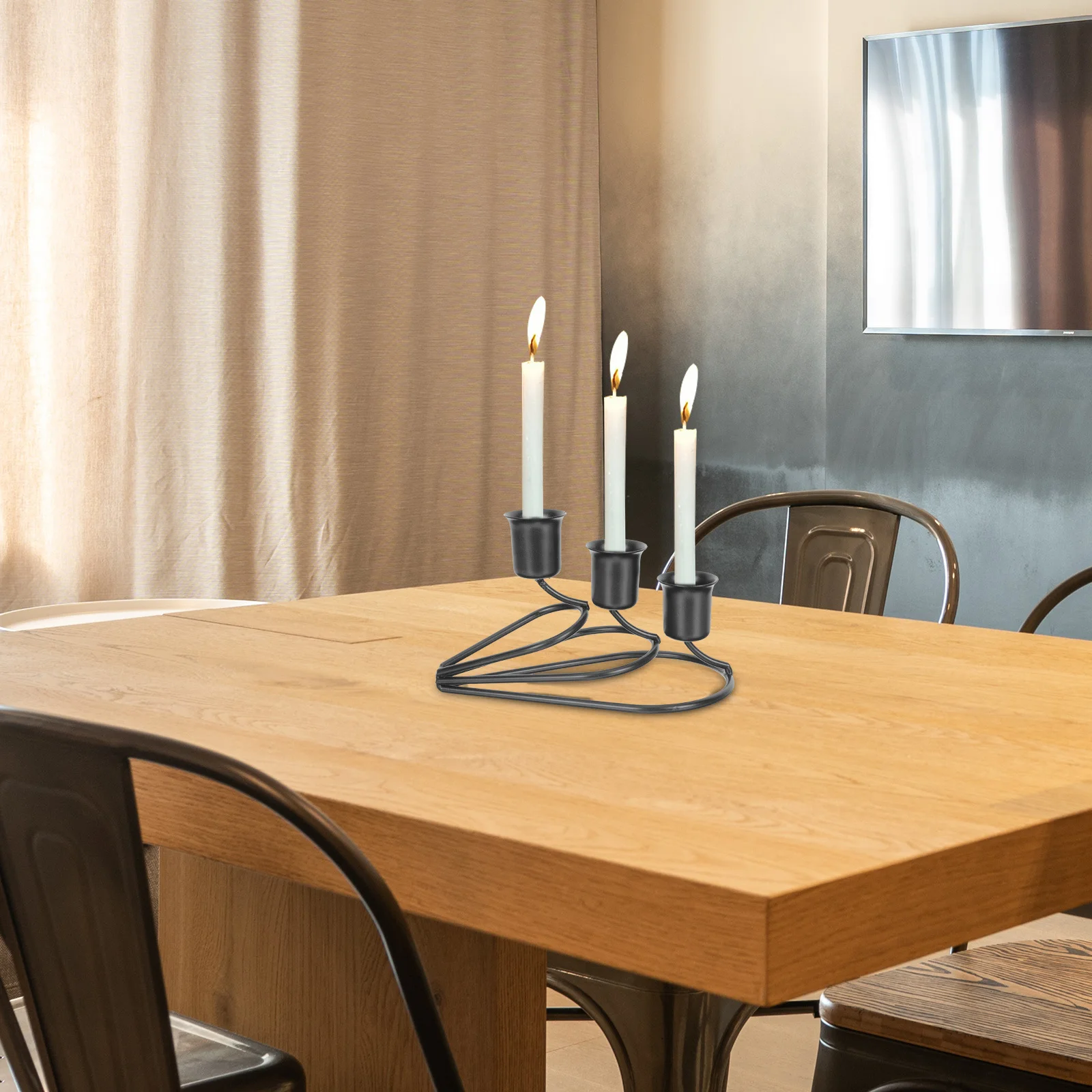 

Iron Art Holder Modern Simple Decorative Candlestick For Home Wedding Decoration Table Adornment Desktop Decor Iron