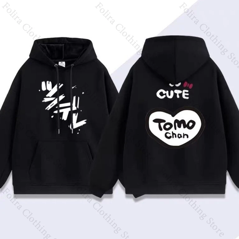 Anime GIRLS BAND CRY EBIZUKA TOMO Same Hoodie Print Long Sleeve Tops Autumn Clothes for Women Pullover Swearshirt Women's Hoodie