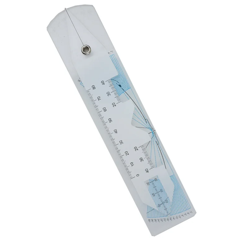 

ABBP-PD Oblique Angle Ruler Optometric Tool Glasses Adjustment Ruler Muti-Functionl Auxiliary