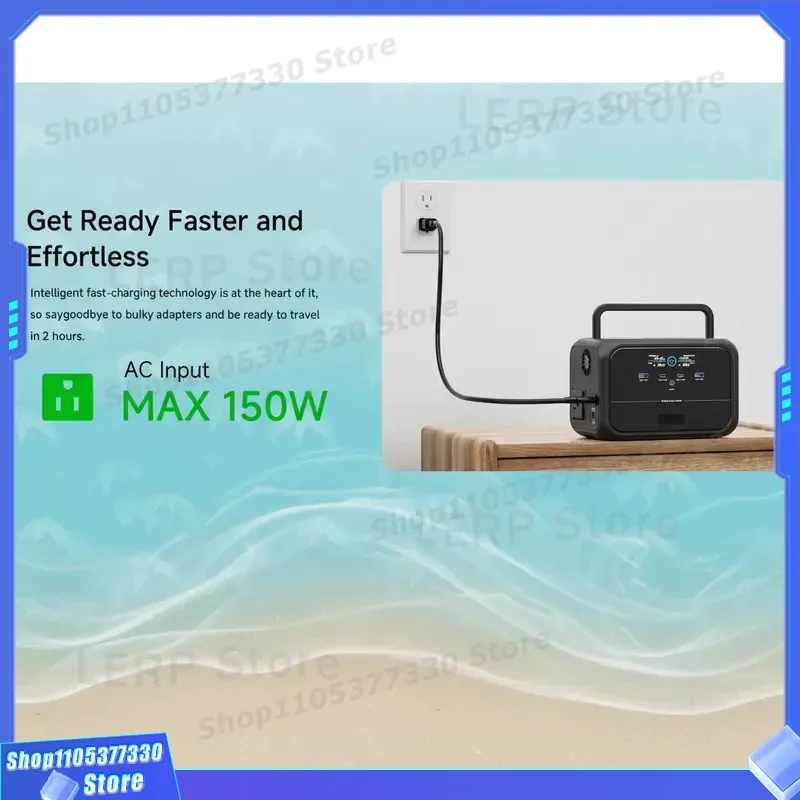 high quality 300W Portable Power Station 288Wh Solar Generator PD100W Fast Charging AC Output Outdoor Camping Emergency