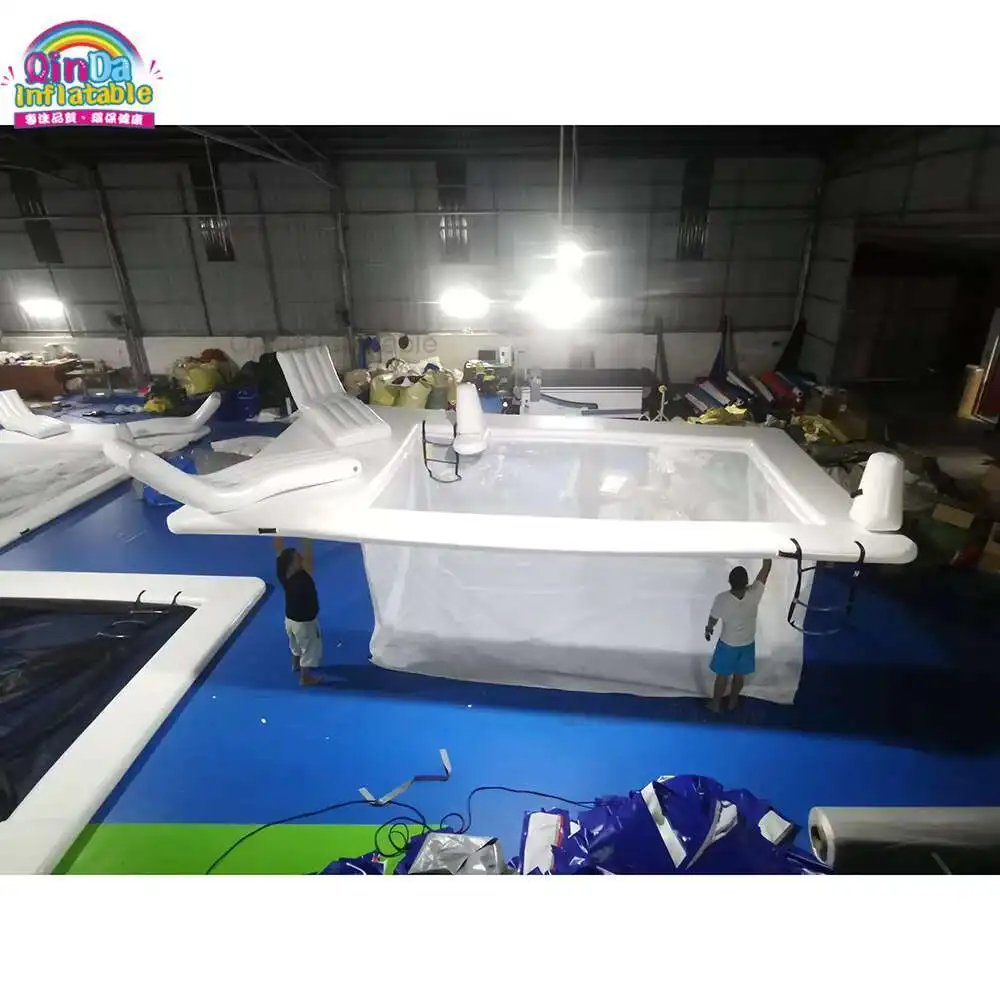 

Hot Product Inflatable Sea Pool Chair Inflatable Yacht Swimming Pool For Water Boat