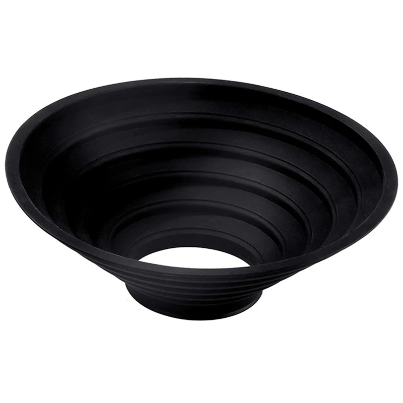 Mini SLR DSLR Canon Lens Hood Anti-Glass Reflective Silicone Lens Cover Foldable Soft Hood