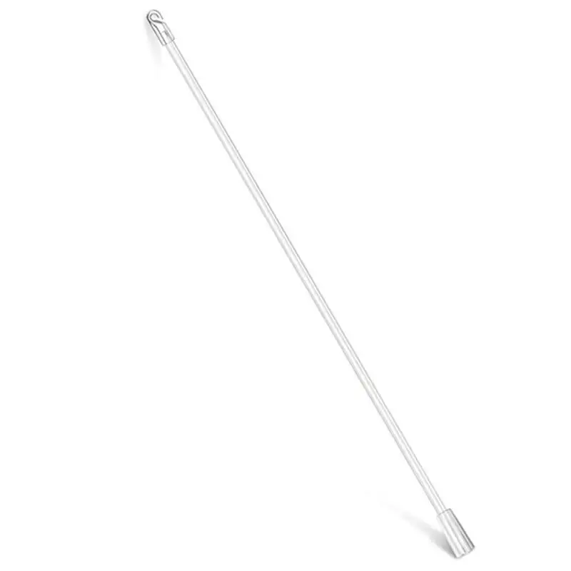E8BD Blinds Pulling Rod with Replacement Rod Heads Set Accessory for Transparent Curtain Vertical Wand Supplies