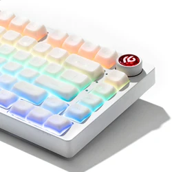 XVX White Jade Keycaps for Mechanical Keyboards Double Shot pbt  MDA Profile Keycaps for Cherry Gateron MX Switches Keyboard