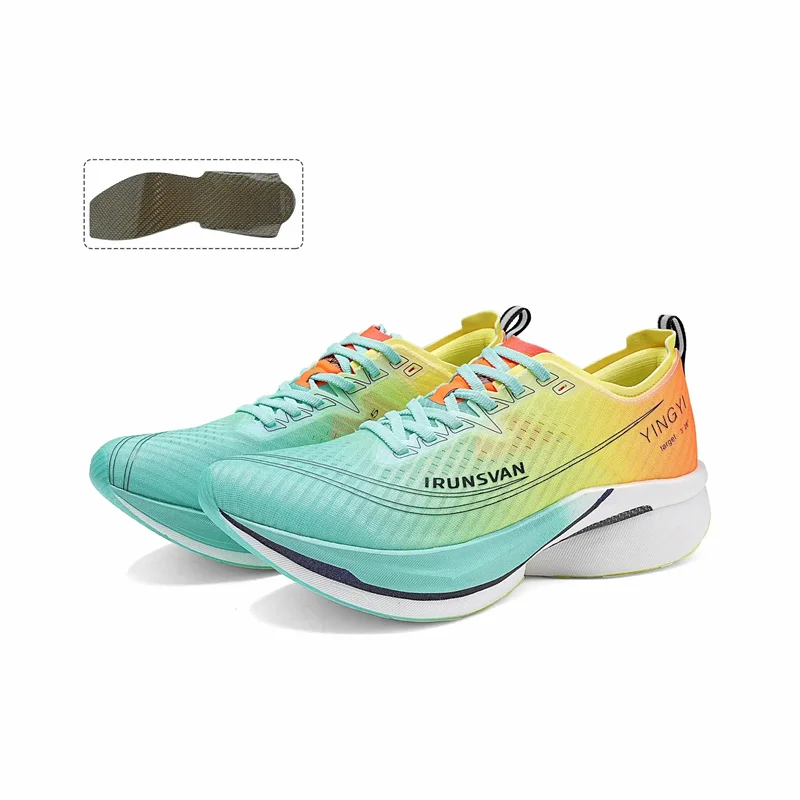 

IRUNSVAN Marathon Road - Running Advanced Running Shoes: Featuring T800 Carbon Plate and AOF - Arch Bow Protection Technology