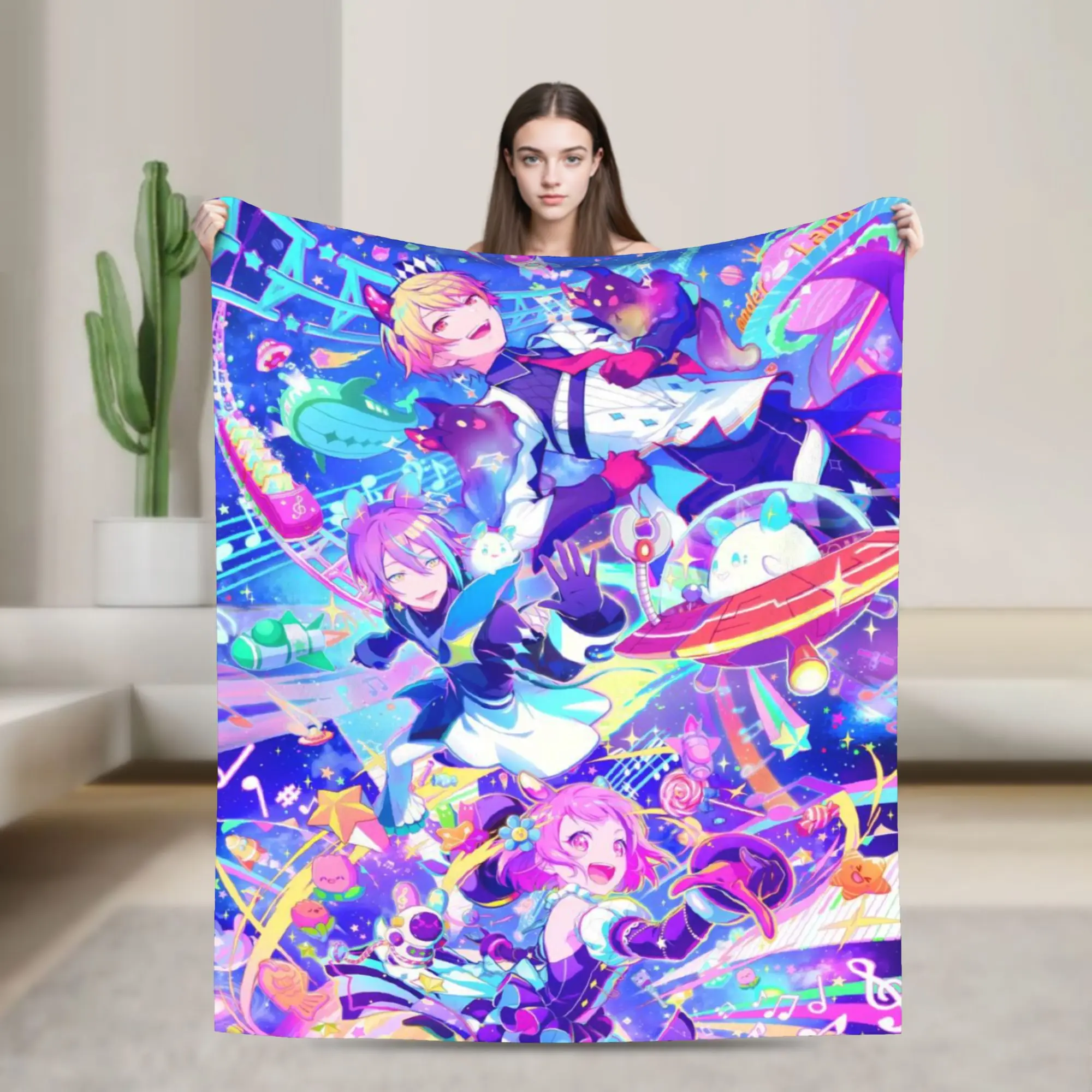 rui kamishiro tenma tsukasa Blanket Super Soft Cozy Throw Blankets for Couch 50x60 Inches Multi-size Throws And Blankets