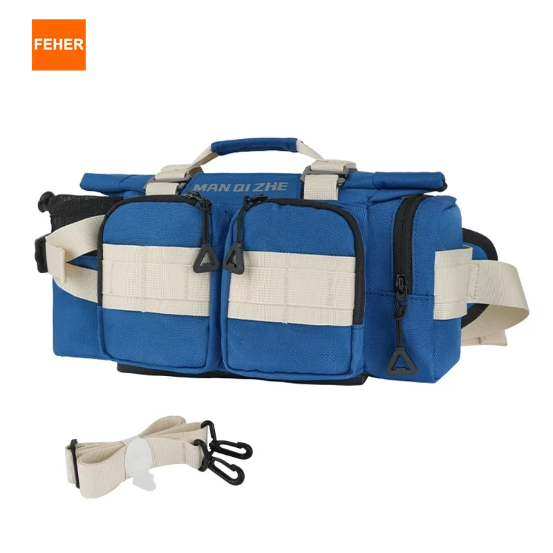 

Квадратная поясная сумка серии FEHER MQZ унисекс, полностью водонепроницаемая, многофункциональная сумка для езды на мотоцикле, пеших прогулок, путешествий и занятий спортом