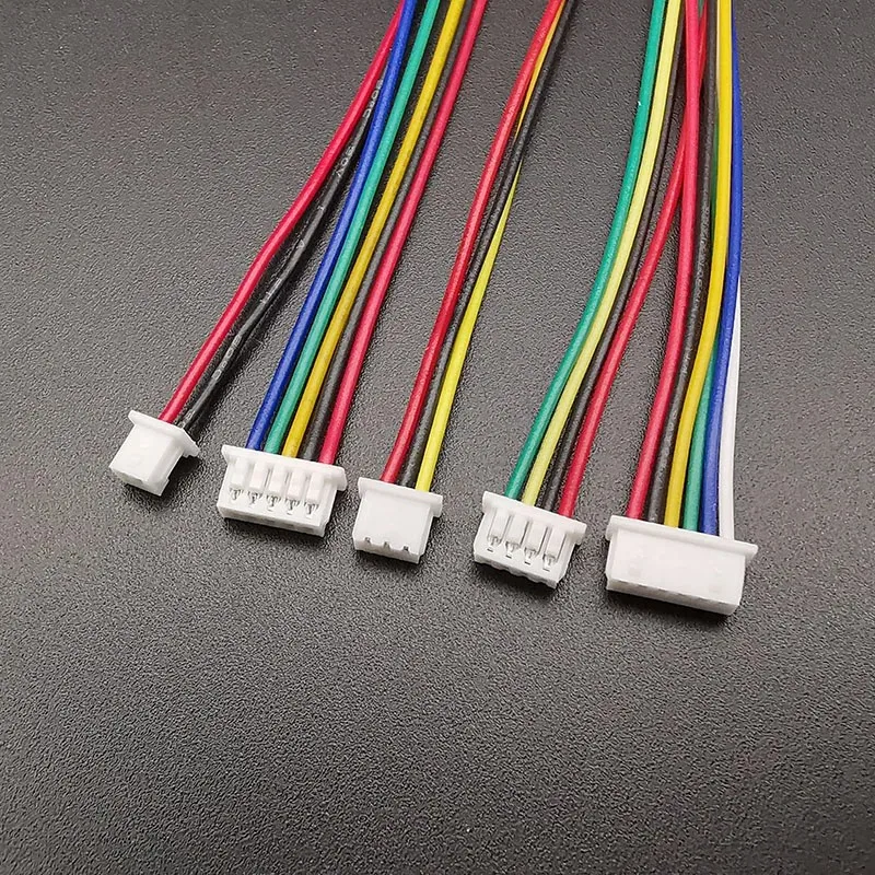5/10Pairs Micro JST 1.25MM 2P 3P 4P 5P 6 Pin Male Female Plug Jack Terminal Cable Connector 1.25mm Pitch Electronic Wire 150mm