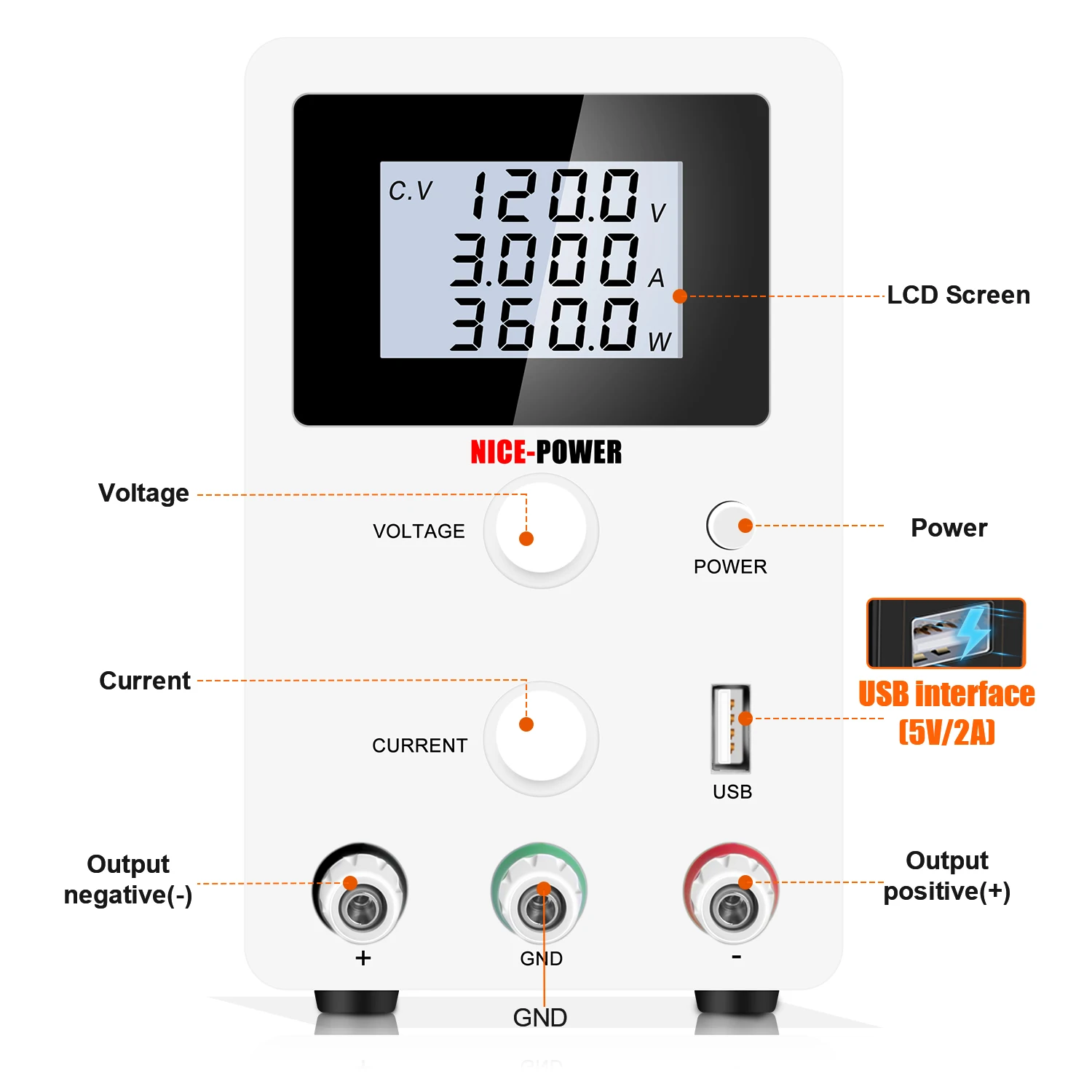 Imagem -05 - Laboratório dc Power Supply Variável 30v 10a 12v 3a 60v 5a Usb Led Display Lcd Reparação do Telefone Móvel Ferramentas Diy Ajustável