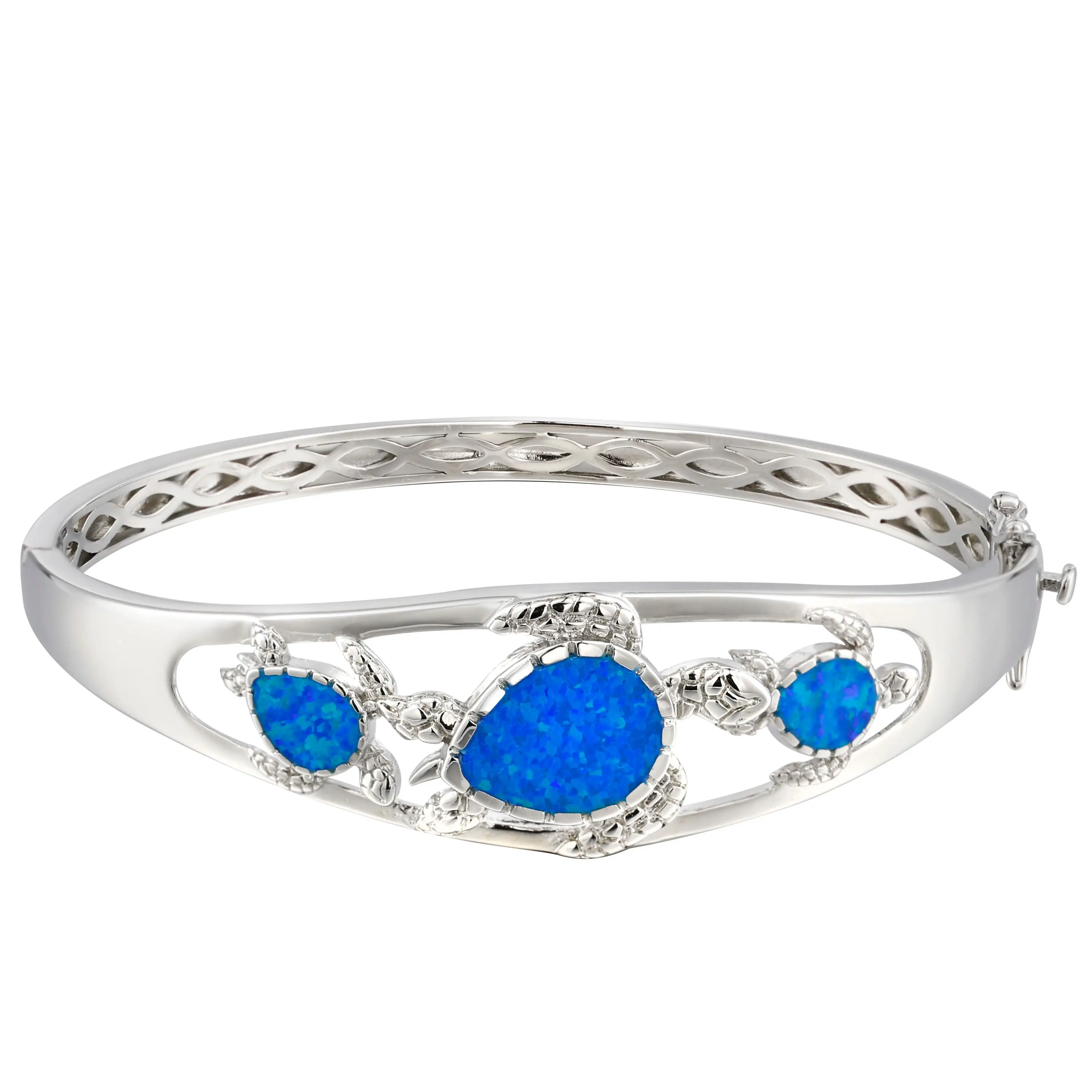 

JLZ-109 New arrival Hawaiian style turtle bangles marine animal Opal bangles
