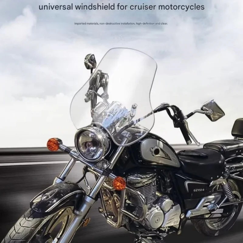 For Honda Rebel Replacement parts: General-purpose windshield, front windshield, windshield wiper Clear vision, safe trip