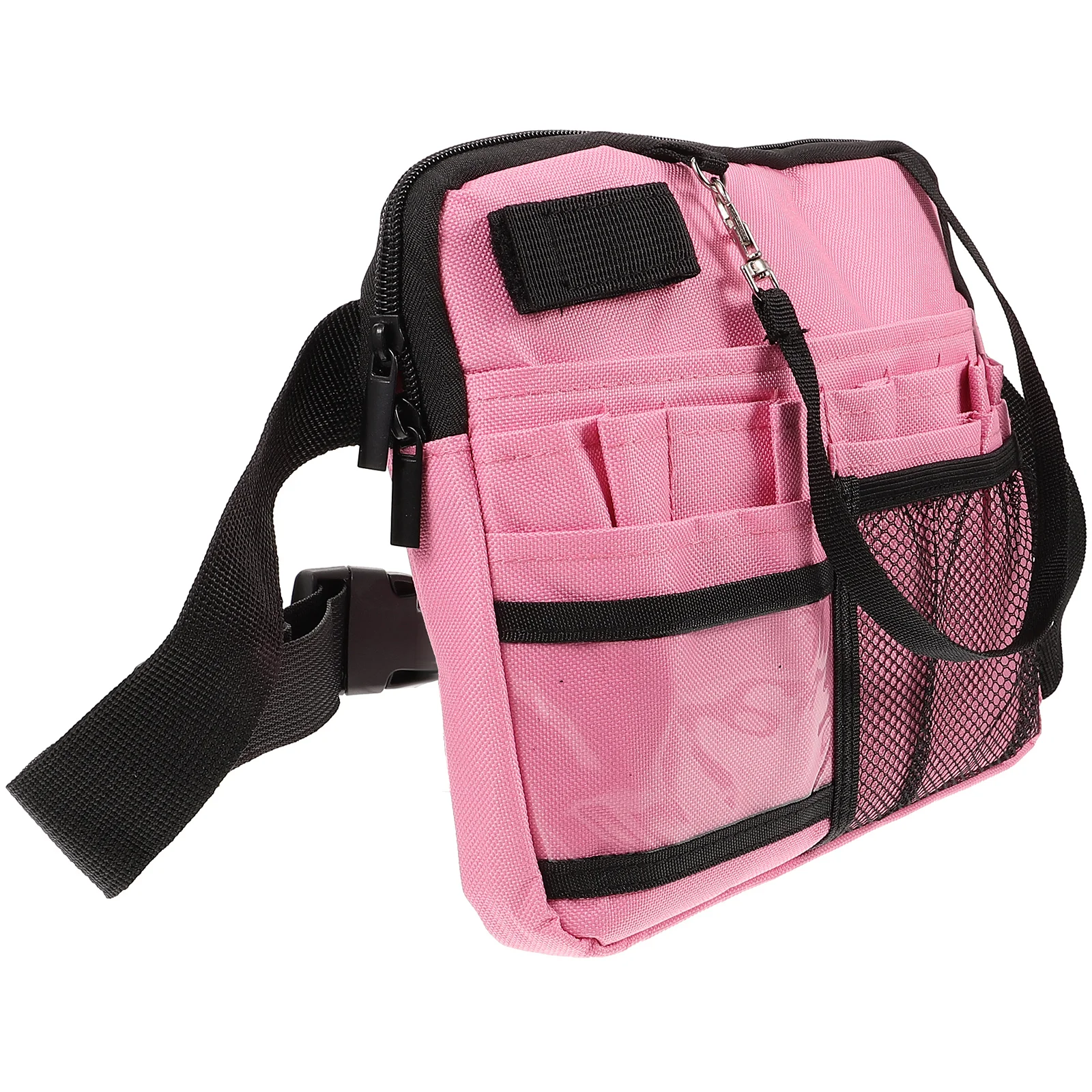 Médico e enfermeira visita bolsa de cinto portátil (rosa) bolsa de ferramentas kit de ferramentas costela de cintura para