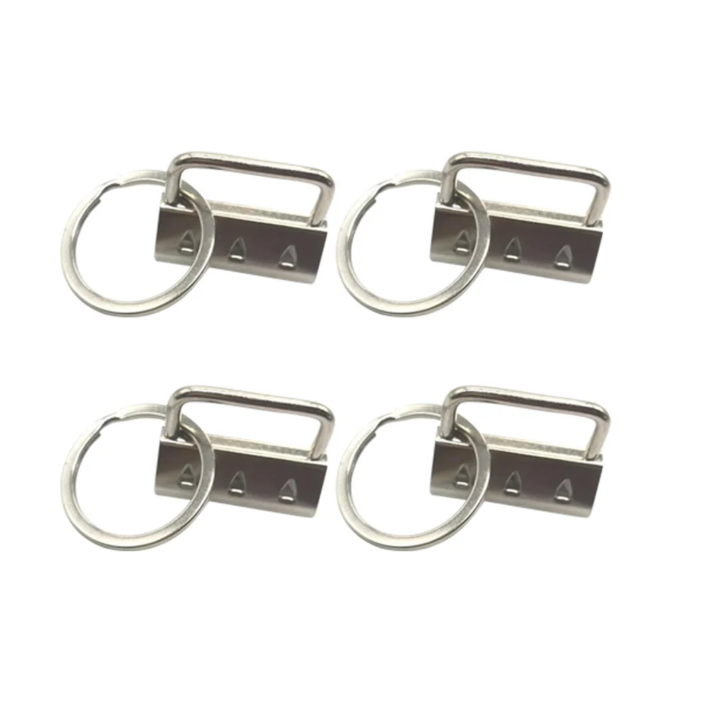 

50pcs 32Mm Fabric Keychain Clasp Metal Wristlet For Lanyard Strap Webbing Diy Craft Belt Jewelry Making Accessories Key Fob