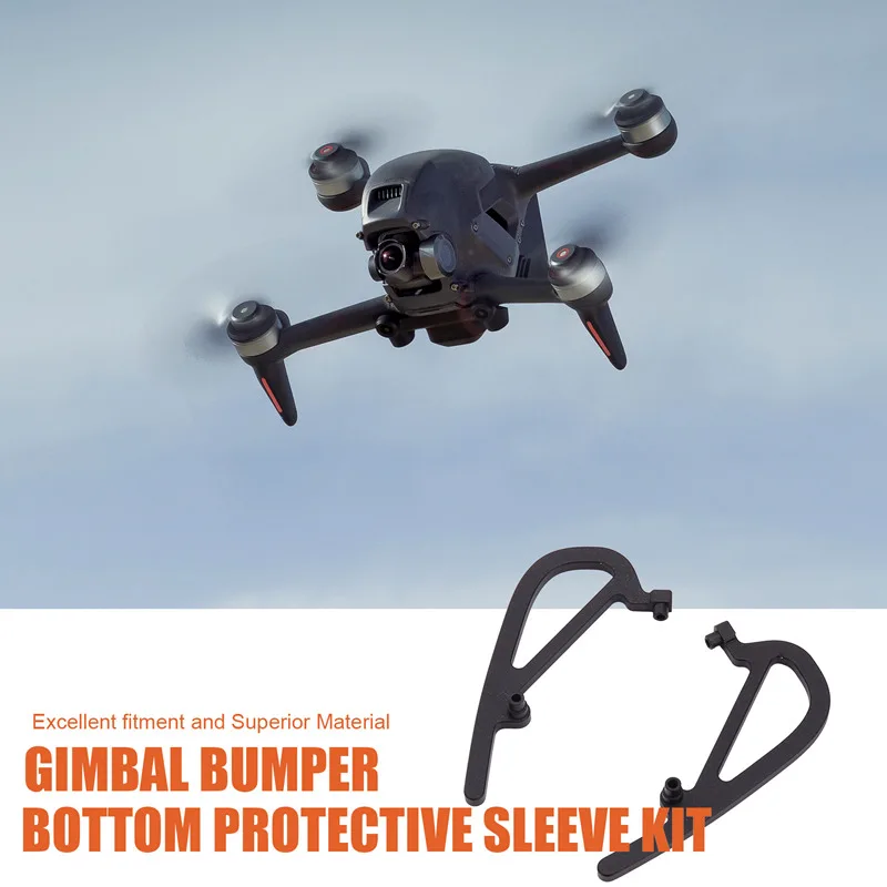 B49B-para Dji Avata 2 barra de protección de cardán Drone parachoques de cardán lente de cardán accesorios de parachoques funda protectora inferior