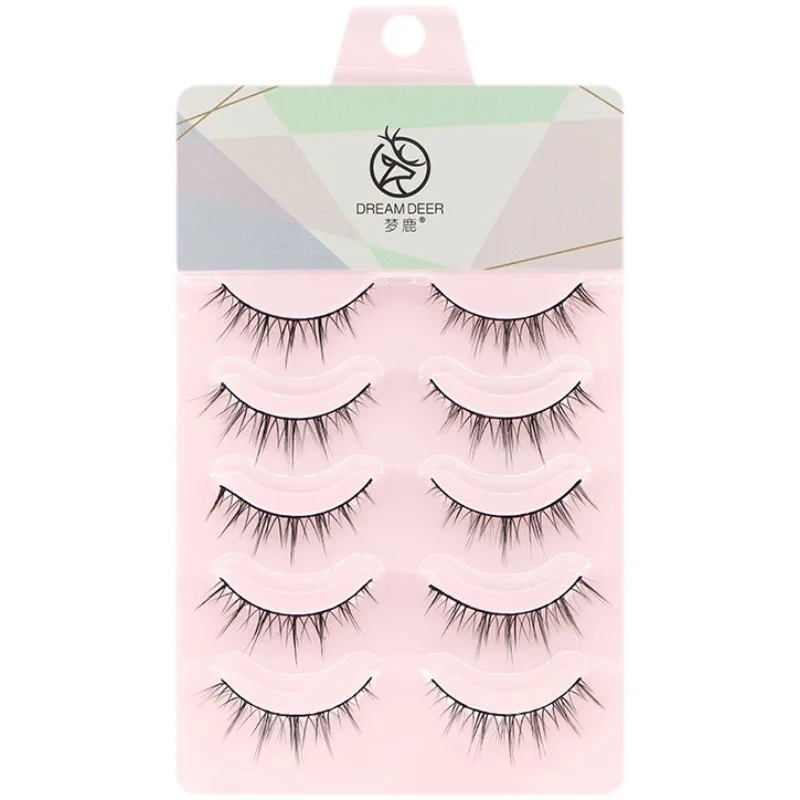 Natural False Eyelashes Simulation Slender intersect Little Devil Double Eyelid Comic Eye Lash Tool