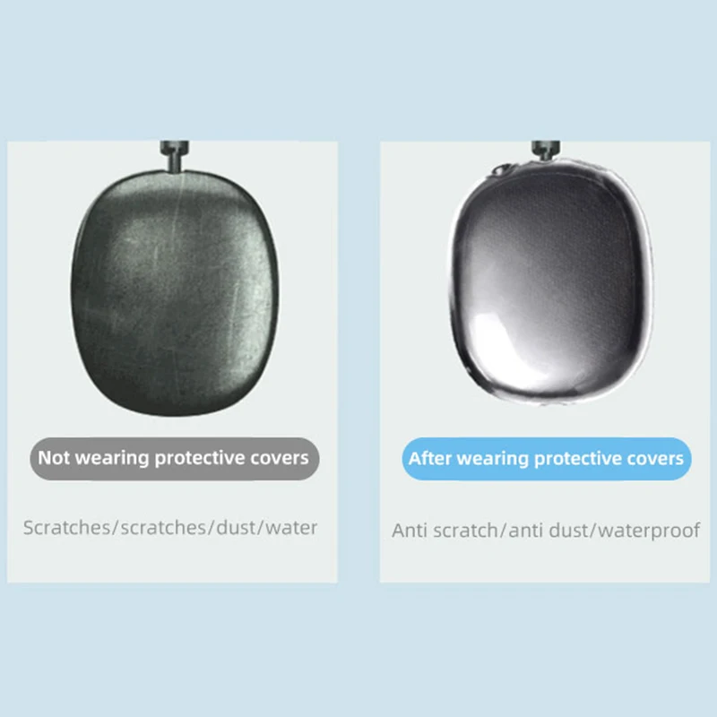 Juste de protection pour écouteurs de jeu pour iPhone, AirPods Max, TPU, bande de sauna, protecteur, sans fil, antichoc, casque