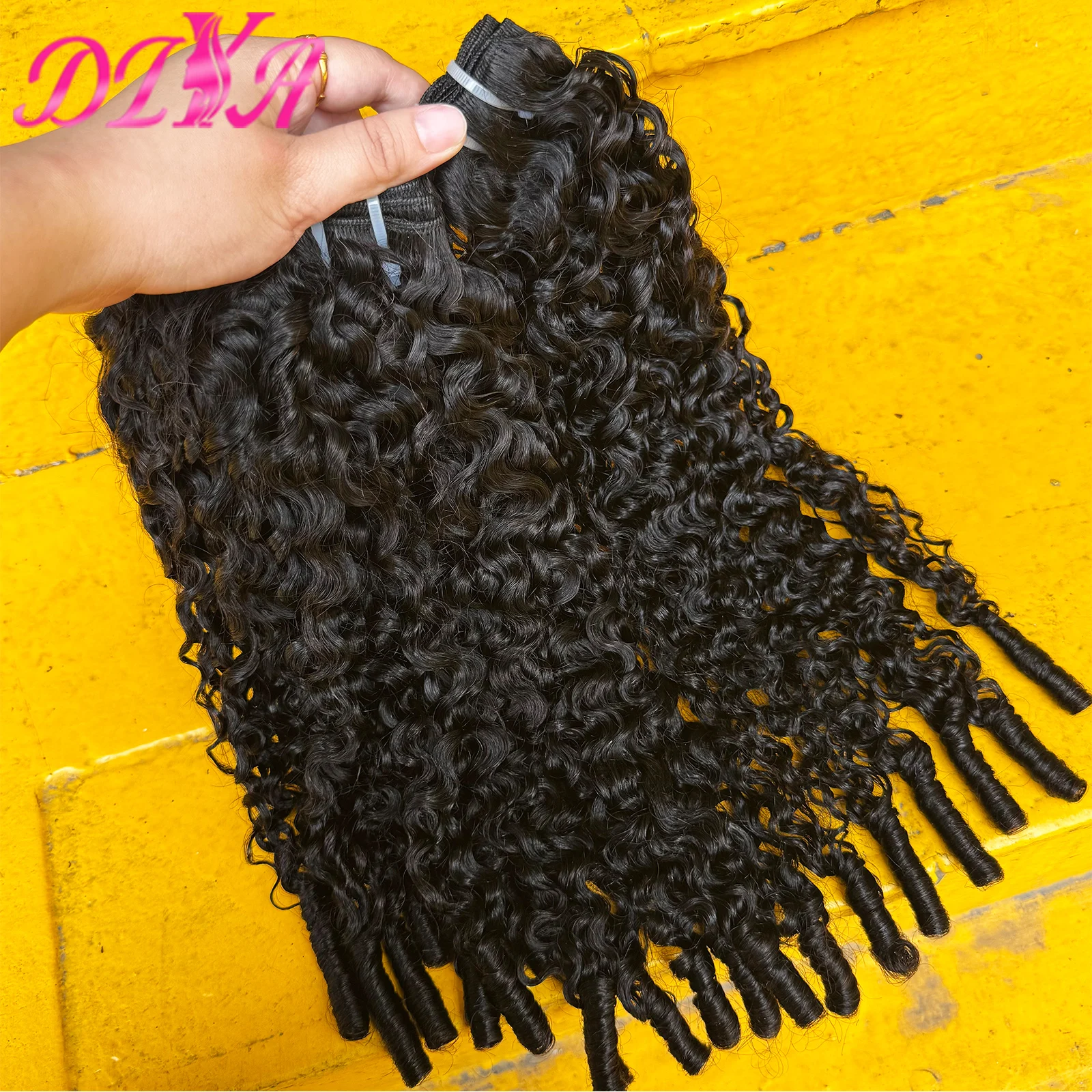 

12-30 дюймов бирманские спиральные пучки вьющихся волос толстые необработанные 100% наращивание человеческих волос надувные пучки вьющихся волос