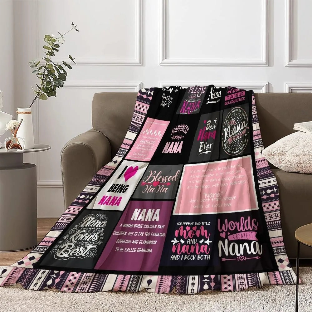 دافئ أريكة الدافئة الفانيلا بطانية هدايا للحفيدة الجدة هدايا عيد الميلاد الجدة رمي بطانية ل أريكة سرير ديكور المنزل #2