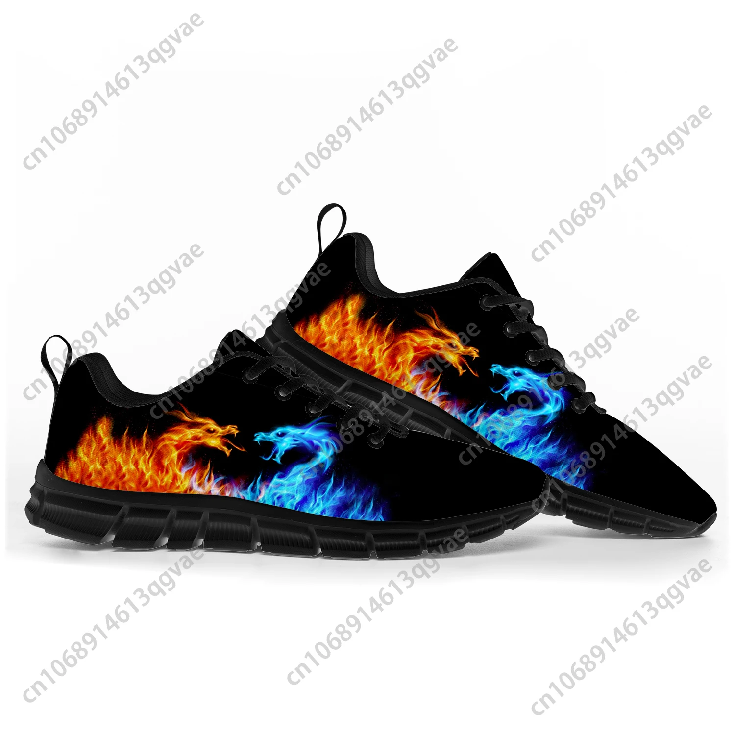 Dragon Pattern Sports Shoes Mens Womens Teenager Kids Children Customized Sneakers Casual Tailor-Made Shoe High Quality Couple