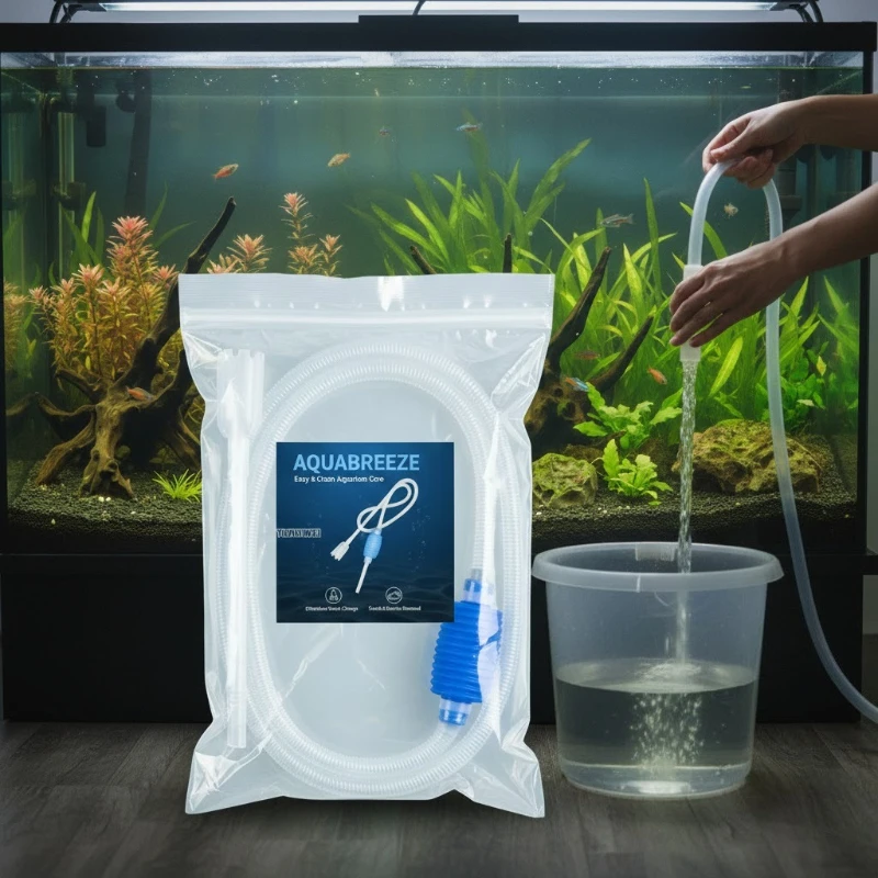 Quick Water Changer for Fish Tank Aquarium Siphon Vacuum Cleaner Gravel Sand Washer Manual Suction Pump Maintenance Accessories