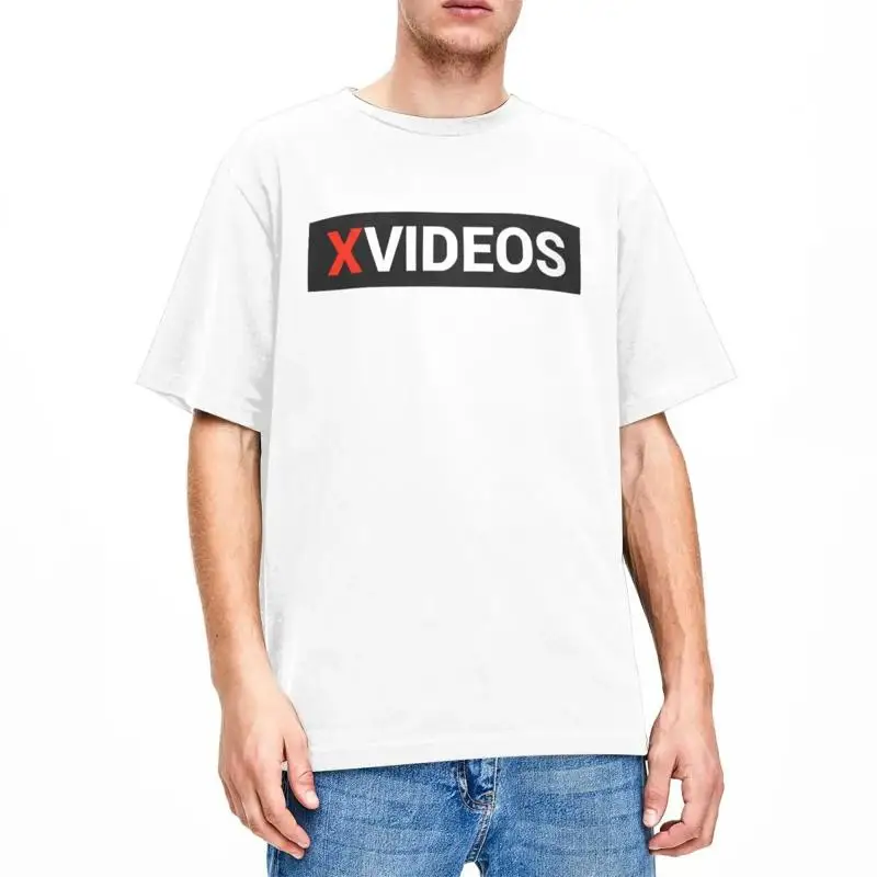 تي شيرت Xvideos Merch 100 قطن مضحك برقبة دائرية #1
