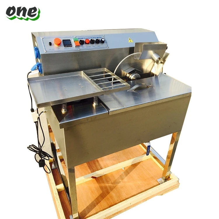 New Small Chocolate Enrober Machine Automatic Cake Enrobing Machine Cooling Tunnel Chocolate Dipping Glazing Machine