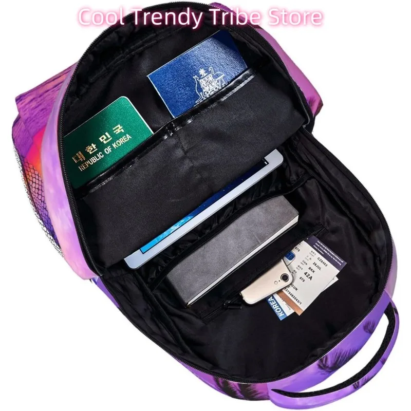 laptoptas terug naar school Hawaii Beach Evening Sunset Lichtgewicht laptoprugzak Lichtgewicht multifunctionele reis-casual dagrugzak