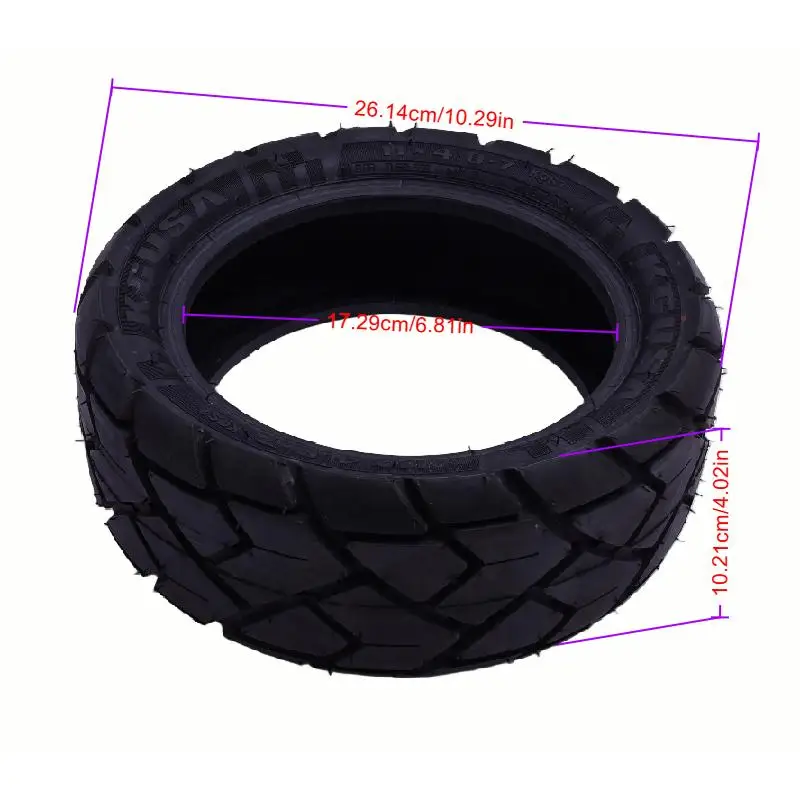 Off road explosion-proof rubber 11x4.0-7 tire, suitable for Segway GT1 GT2 electric scooter