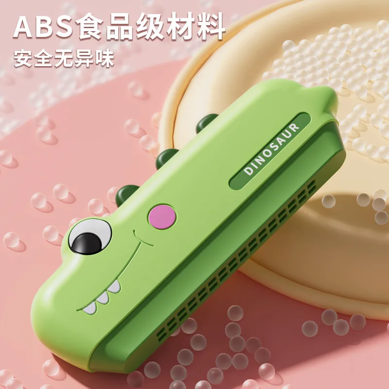 Harmonijka kartonowa z 32 otworami, kształt dinozaura, harmonijka z ustami rekina, instrument muzyczny, zabawka edukacyjna dla najmłodszych, zabawka rozwijająca inteligencję, prezent dla początkujących dzieci.