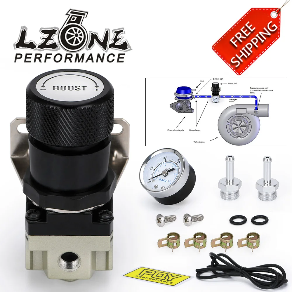 FREE SHIPPING - T2 UNIVERSAL ADJUSTABLE MANUAL GAUGE TURBO BOOST CONTROLLER 1-150 PSI SR20DET SR JR5811