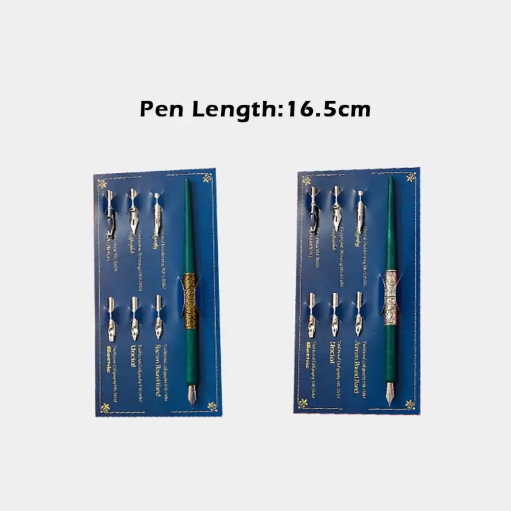 

Durable Stainless Steel Tip Dip Pen Kit With Holder Calligraphy Pen Signature Pen Students
