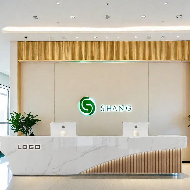 

Administrator Stand Customer Center Front Desk Reception Counter Clothes Salon Spa Furniture Room Office Mostrador Recepcion Bar