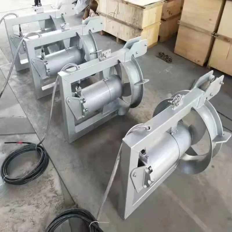 0.85Kw submersible mixer, high-speed diving horizontal, sewage dirty mixer, mixer