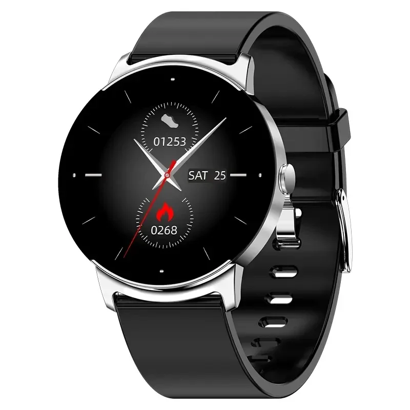 

2024 KS02 Smartwatch - Chic Design. Sophisticated Features. Bluetooth. Fitness Tracking. Heart Rate Monitor.