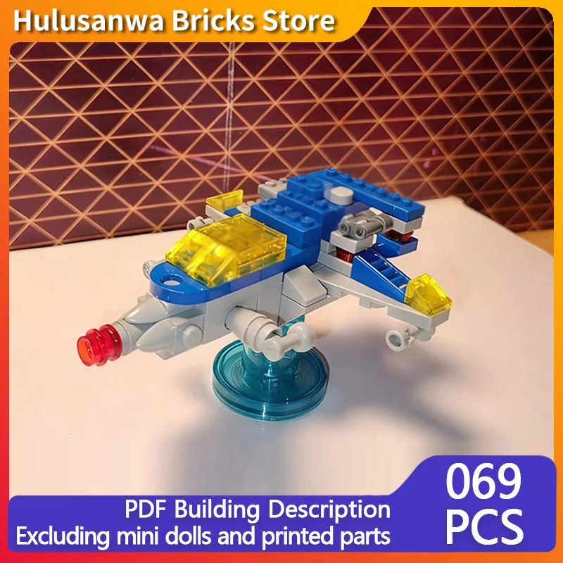 

Популярная игровая модель MOC, строительные кирпичи, космический истребитель, модульная технология, подарки, праздник, сборка, детские игрушки, костюм