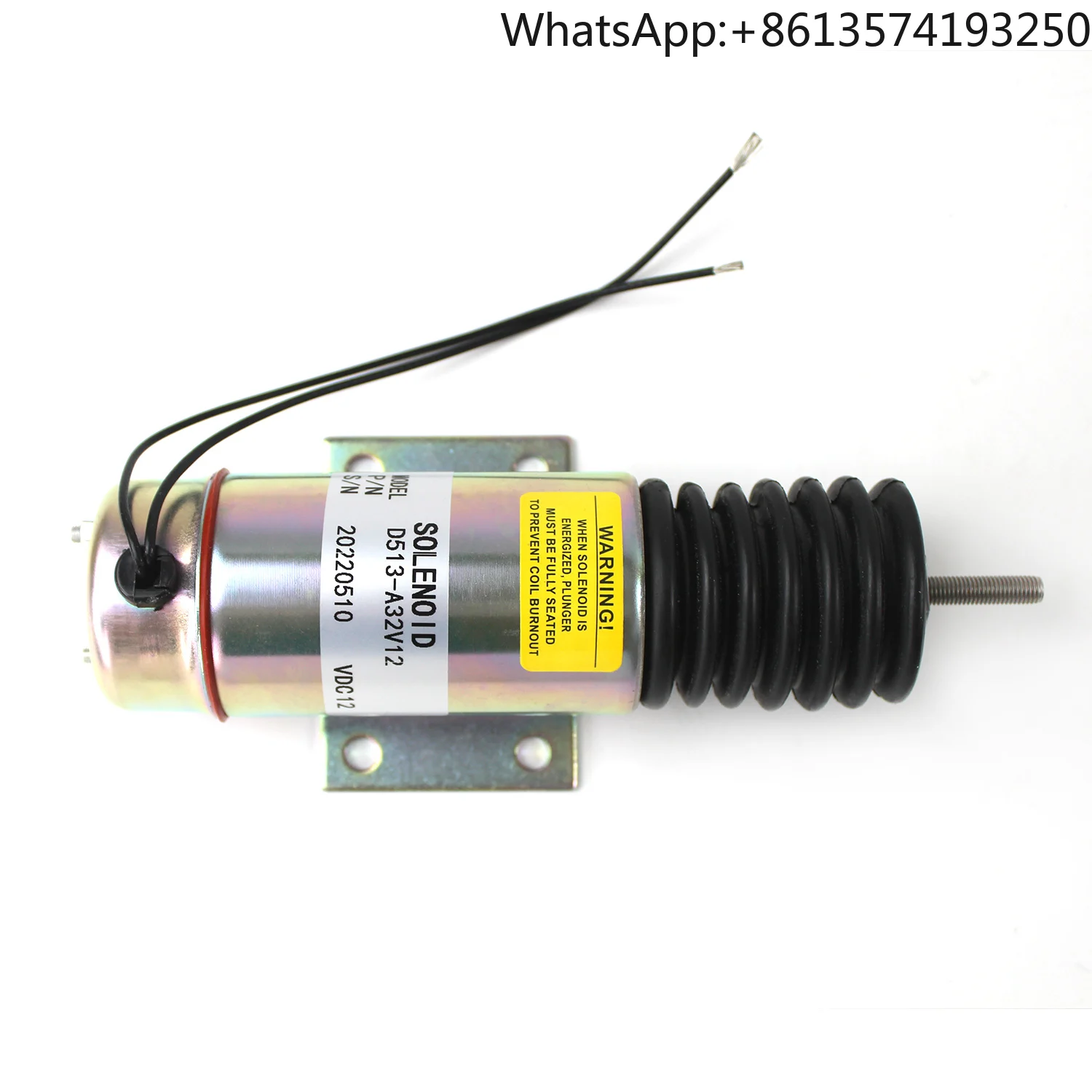 

Электромагнитный клапан остановки (соленоид) 12В для дизельных двигателей D513A32V12 201112E2U1 D513-A32V12 2011-12E2U1