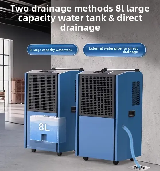 Upgraded 90L [recommended within 200 square meters] + APP + built-in original 8L water tank + portable handrail