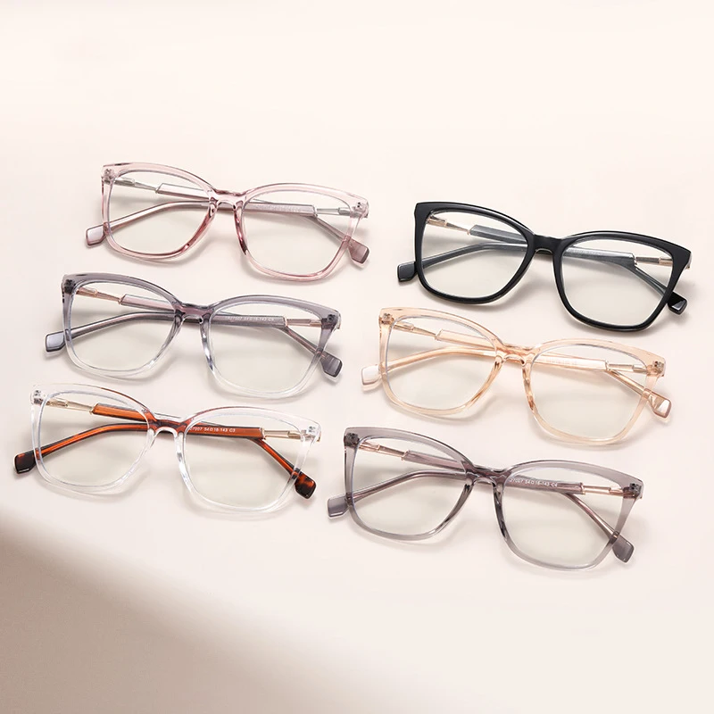 VICKI Cat Eye Lady Fashionable and Simple High-quality Glasses Customizable Prescription Anti-blue Light Glasses Multifocal27007