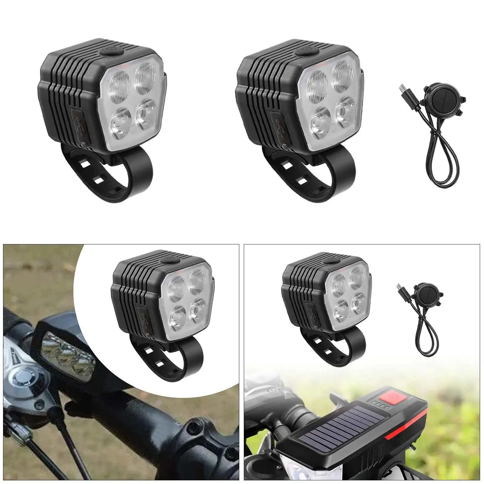 

Bicycle Light 300 Lumen Night Riding Light with Quick Release Bike Headlight