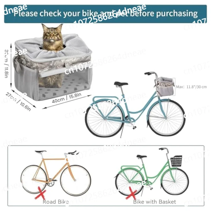 pet bicycle bag, go out travel car basket, backpack riding camping, can be customized