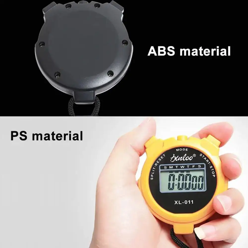 Multifunctional Stopwatch Counter Handheld Sport Stopwatch Digitale Display Fitness Timer Teller Draagbare