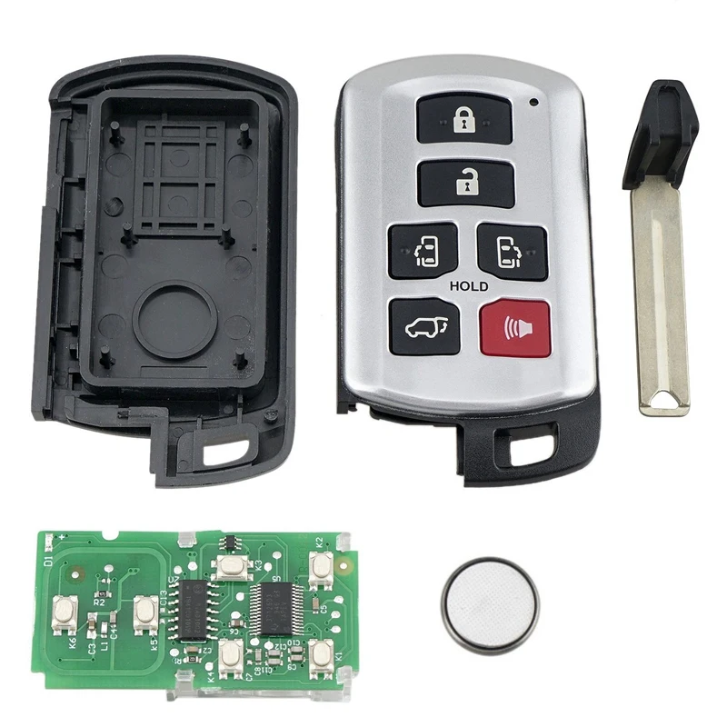 

Car Smart Remote Key 5+1 Button 314.3Mhz Fit For Toyota Sienna 2011-2018 HYQ14ADR 89904-08010