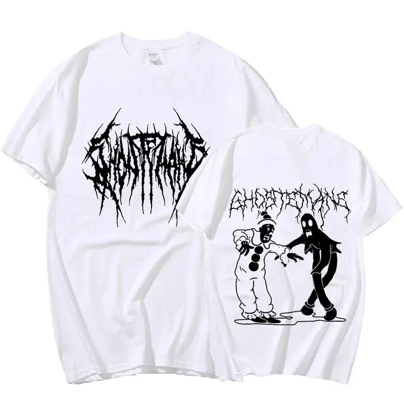 Vintage Trap Metal Death Metal Graphic Tee Cotton Mens Womens T-Shirt Summer Streetwear