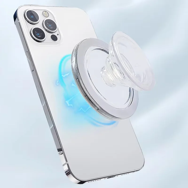 

Magnetic Phone Mount Phones grip Finger Ring Holder Expanding Magnetic Suction Holder for MagSafe For iPhone 15 14 13 P