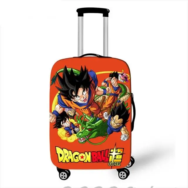 Anime Dragon Ball Luggage Protective Cover Travel Accessories Saiyan Goku Vegeta Elastic Anti-dust Suitcase Cover For 18-32 Inch