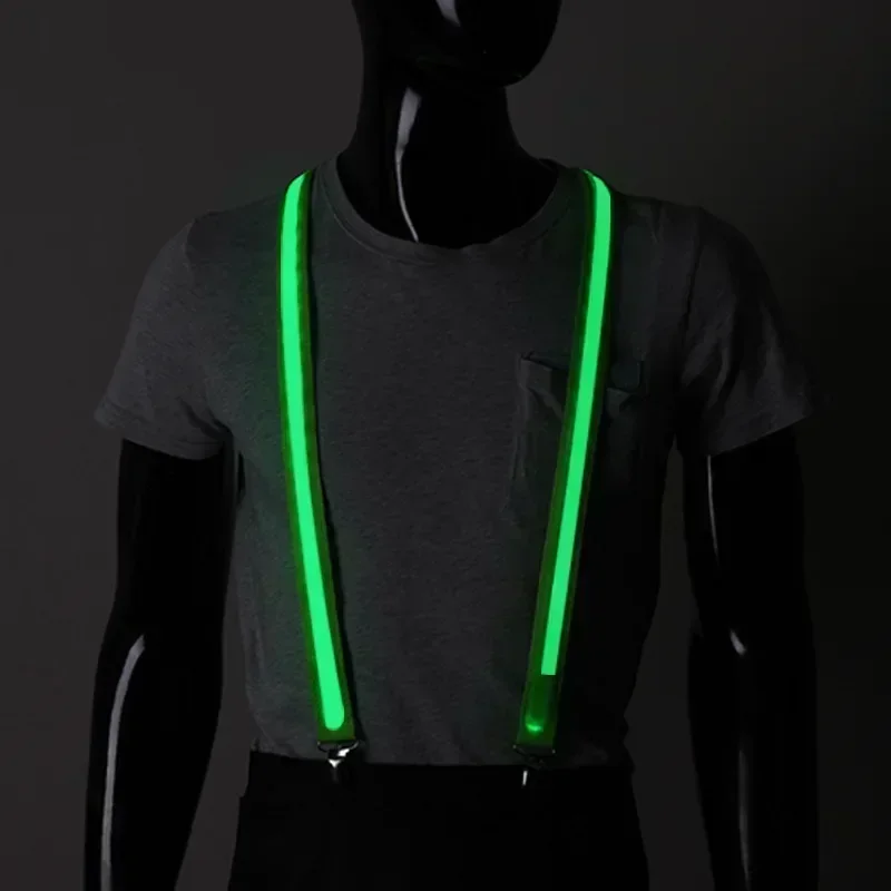 La correa para el hombro emisora de luz LED es adecuada tanto para hombres como para mujeres y es perfecta para bodas, conciertos, etc.