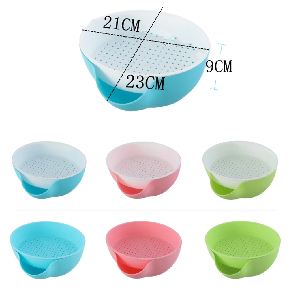

Double Dish Bowl for Snacks Serving and Shell Disposal Ideal for Nuts Olives Cherries Edamame Random Color Snacks Storage Box